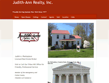 Tablet Screenshot of judithannrealty.com